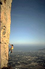 Kletterpartie am Ifach