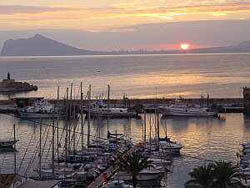 Abendstimmung ber dem Hafen von Calpe