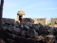 Wehrturm in der Burg von Dnia